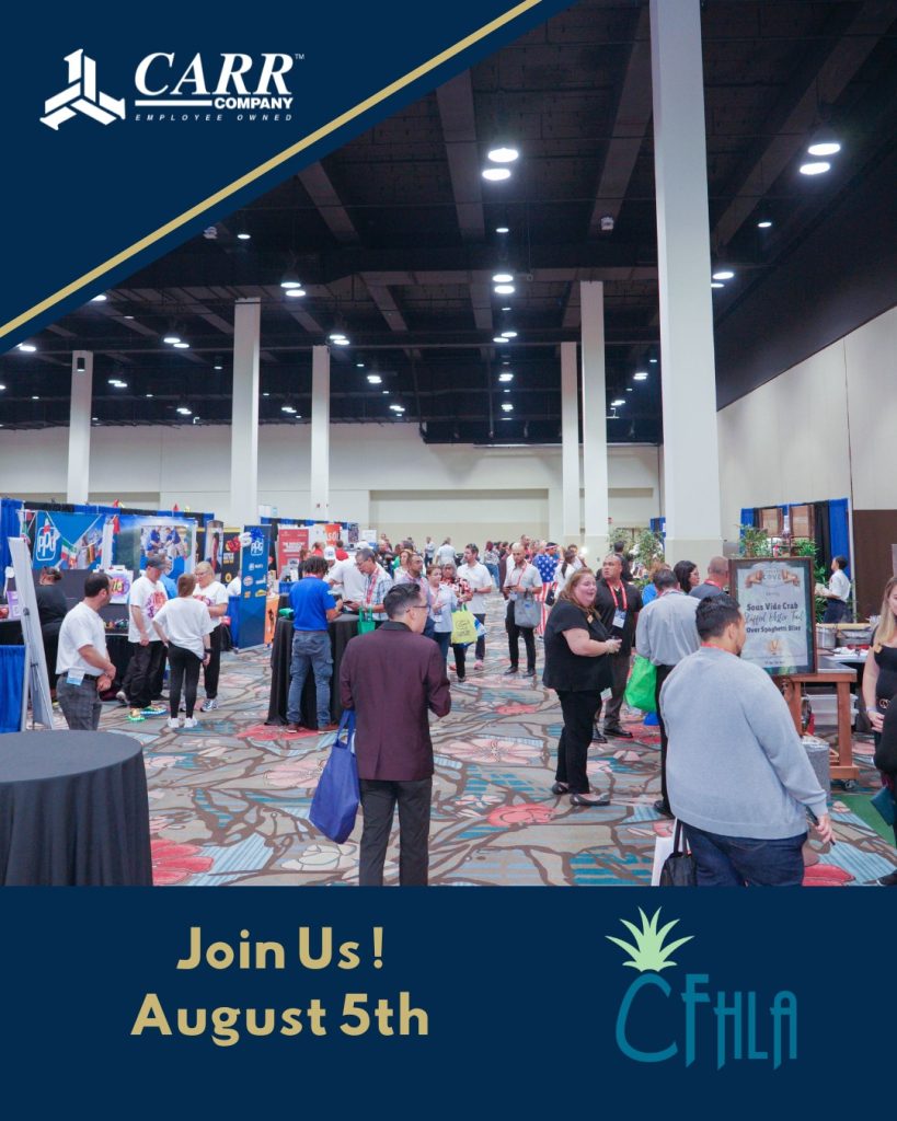 COME SEE CARR COMANY AT THE 2025 HEAT HOSPITALITY TRADE SHOW